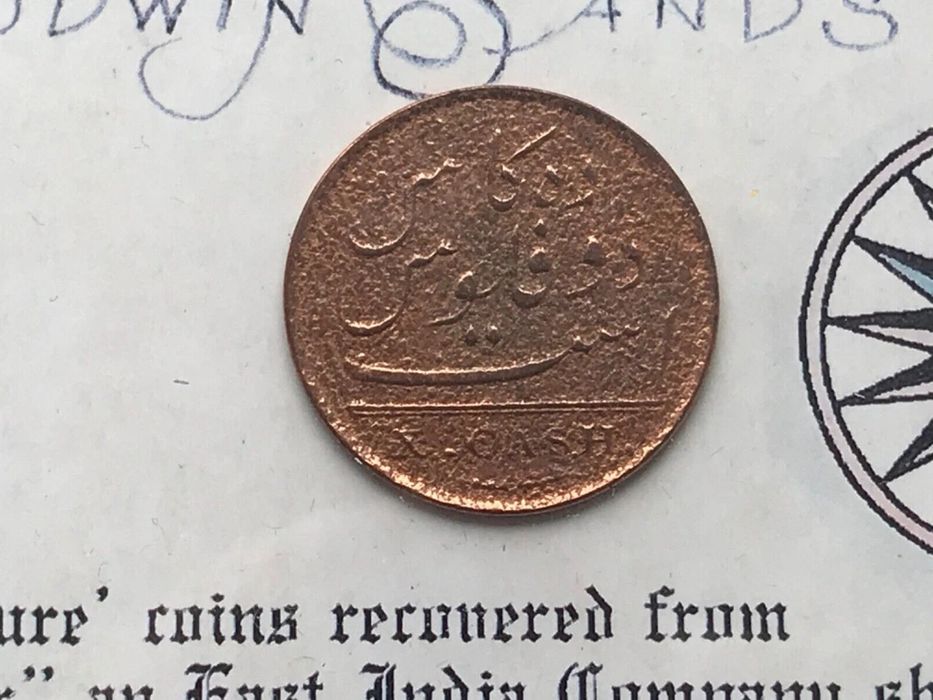 Monede de cupru 1808 din epava Amiral Gardner