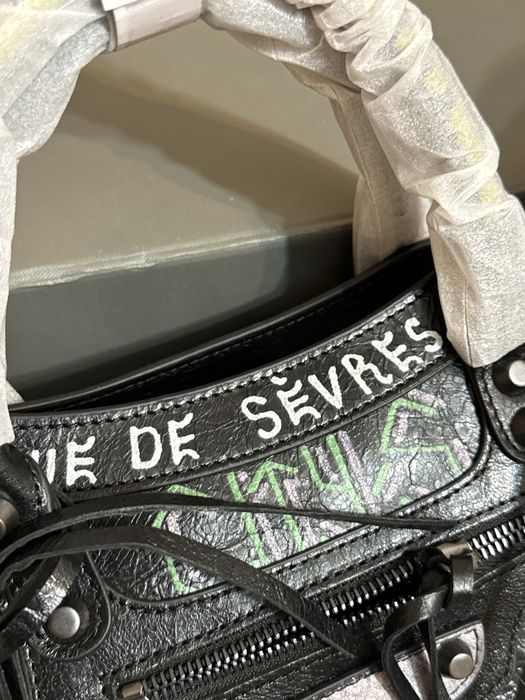 Poseta Balenciaga Graffity City - 30cm/piele naturala/premium/video