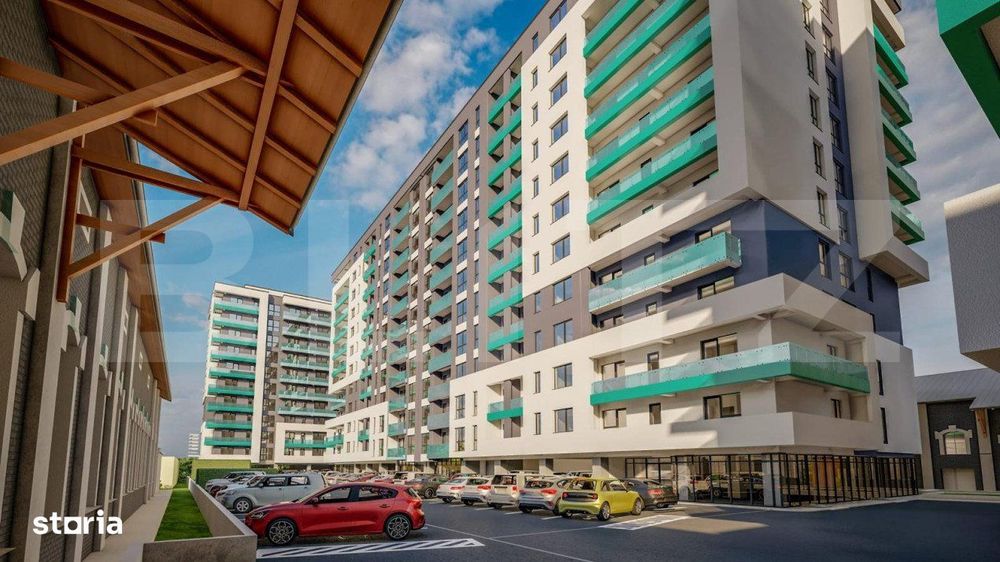 Apartament 2 camere, 52.3 mp, zona Tatarasi