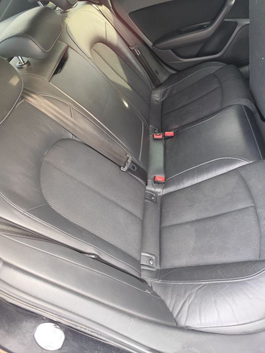 Scaune sline audi A6 4G. Interior sline semi piele audi A6 C7 4G