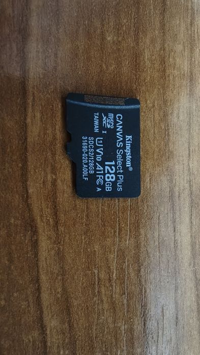 Card MicroSD Kingston Canvas Select Plus, 128GB, 100MB/s - garantie pe viata