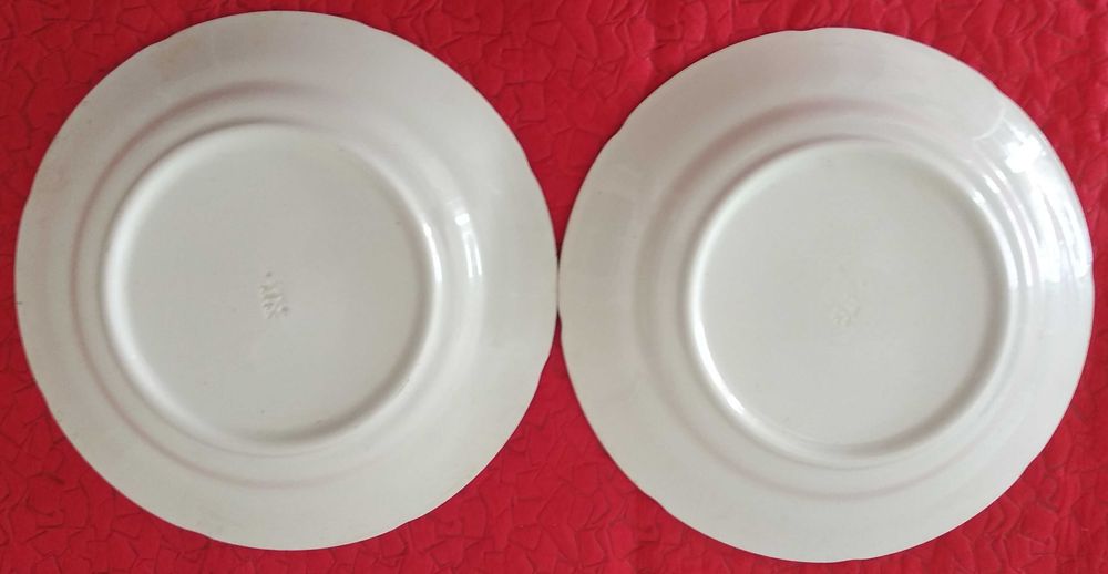 Столовая мелкая фаянсовая тарелка Ø 24 см, (ЗиК), цена дана за одну