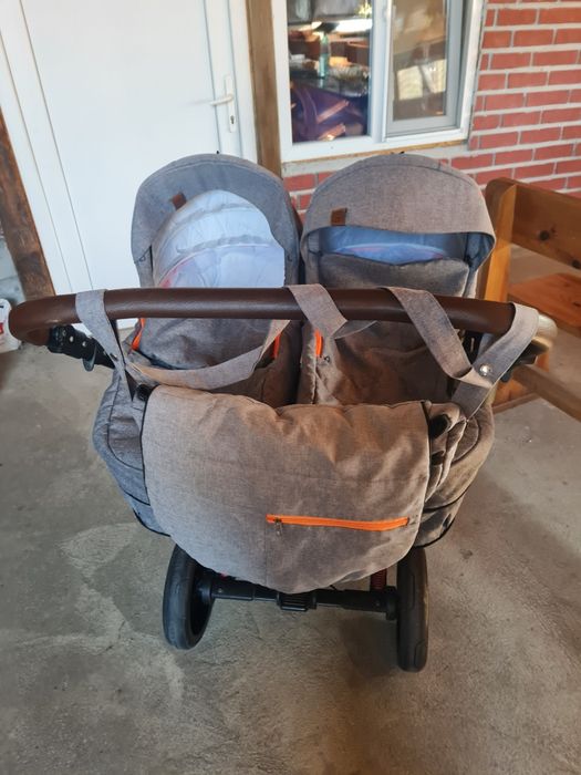 Детска количка за близнаци Dorjan quick twin  3 в 1