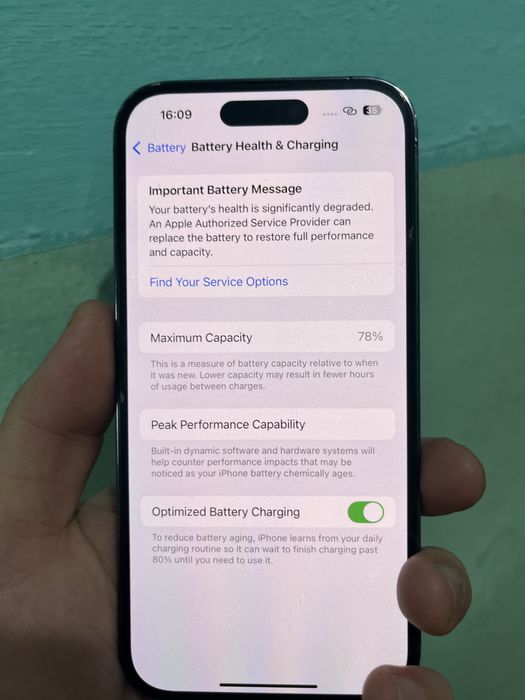 Срочно продаётся Iphone 14 pro в хорошой сост батарея 78%. Вся деталь