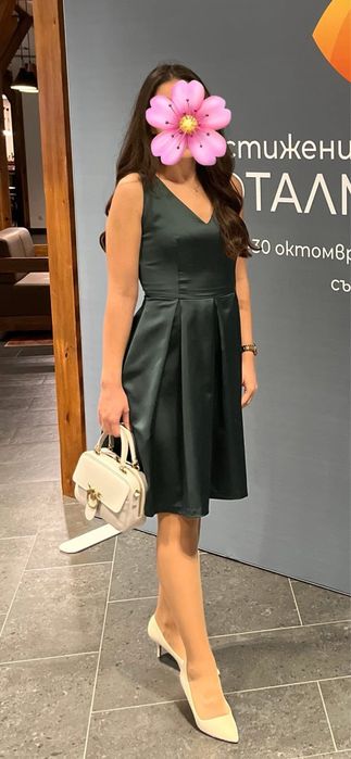 Сатенена рокля Daphne