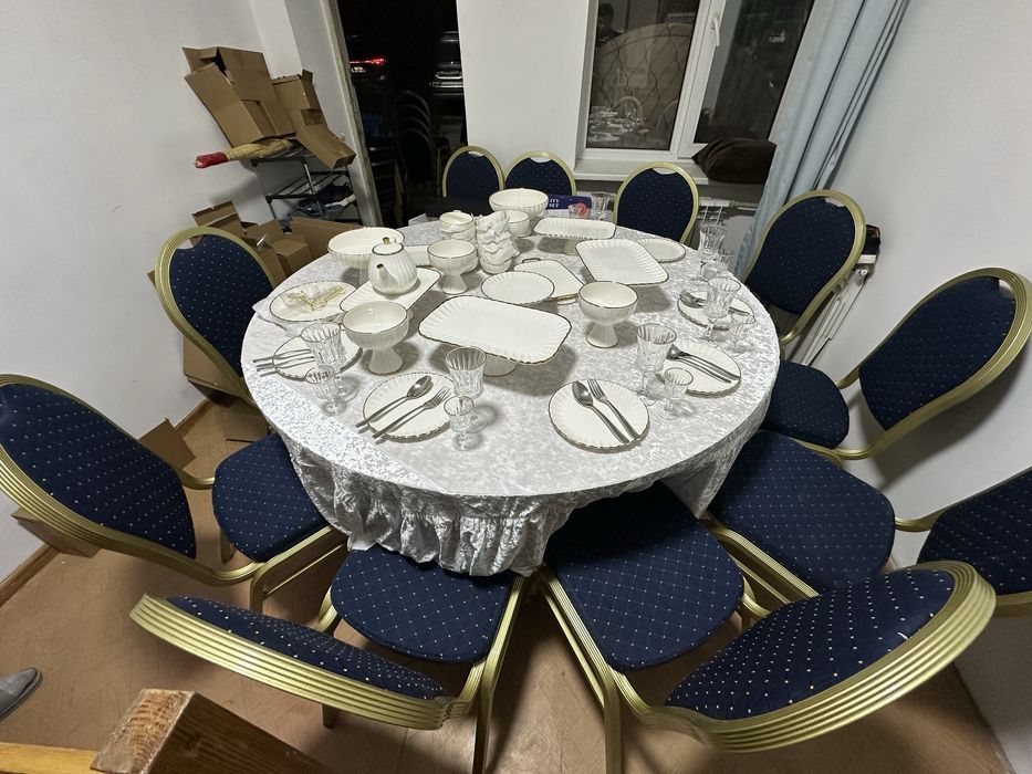 Аренда Прокат Стол стулья посуда