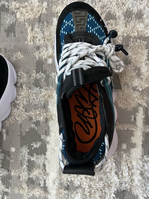 Versace Chain Reaction Blue/ White 42