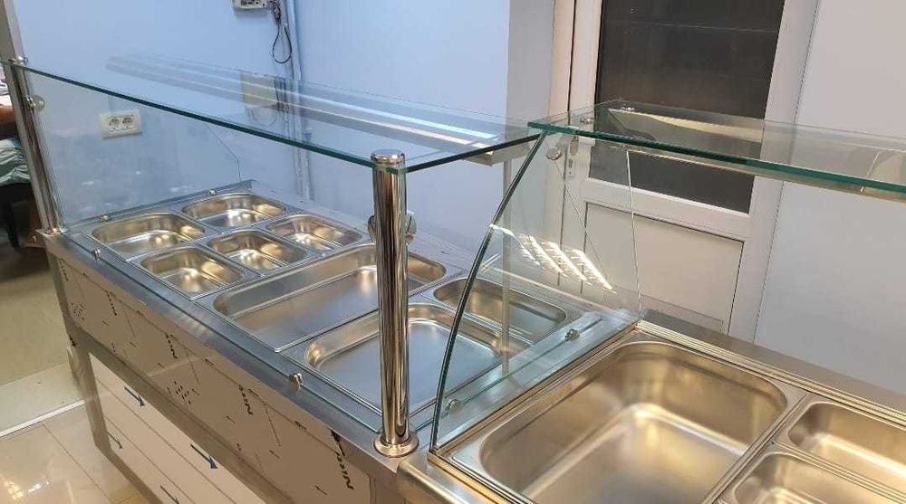 VITRINA Calda / Bain Marie /  AUTOSERVIRE 3-6 GN 1/1 / VITRINA Rece. /