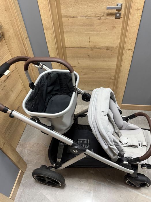 Количка Cybex gazelle s 2023 + летен кош и пазарска кошница