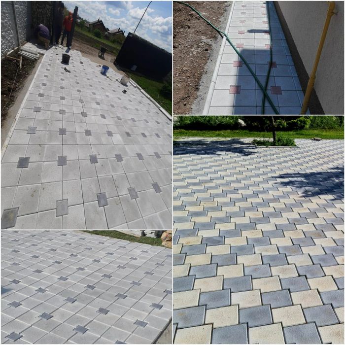 Pavele si pavele din beton prefabricat pentru gradina montaj si transp