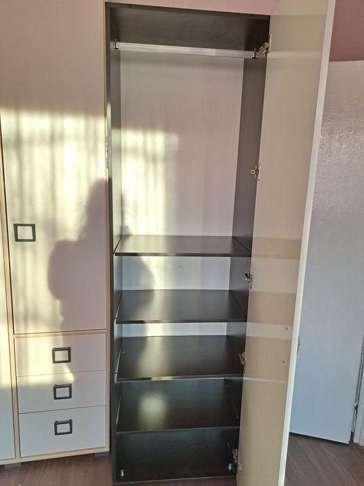 Гардероб 200/60/40 4 рафта + 1 лост