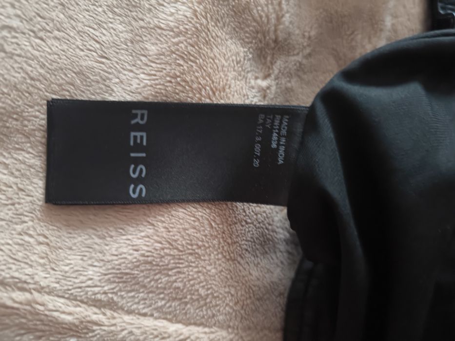 Jacheta piele Reiss Tallis Leather Biker