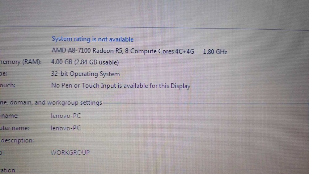 Лаптоп Lenovo thinkpad e555