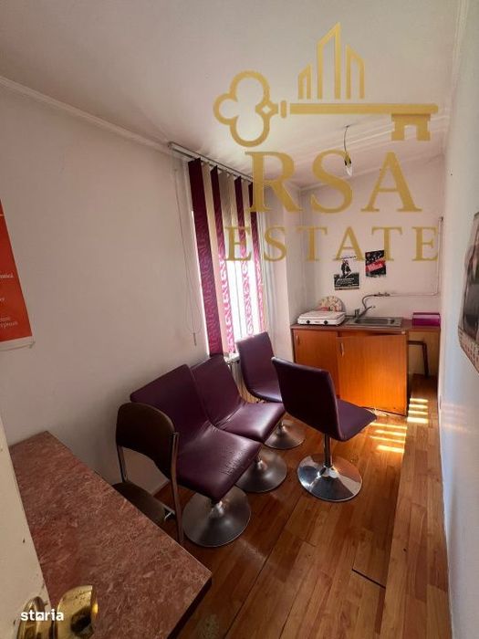 Apartament 2 camere decomandat, zona Nord-parter, ideal birou, 56mp