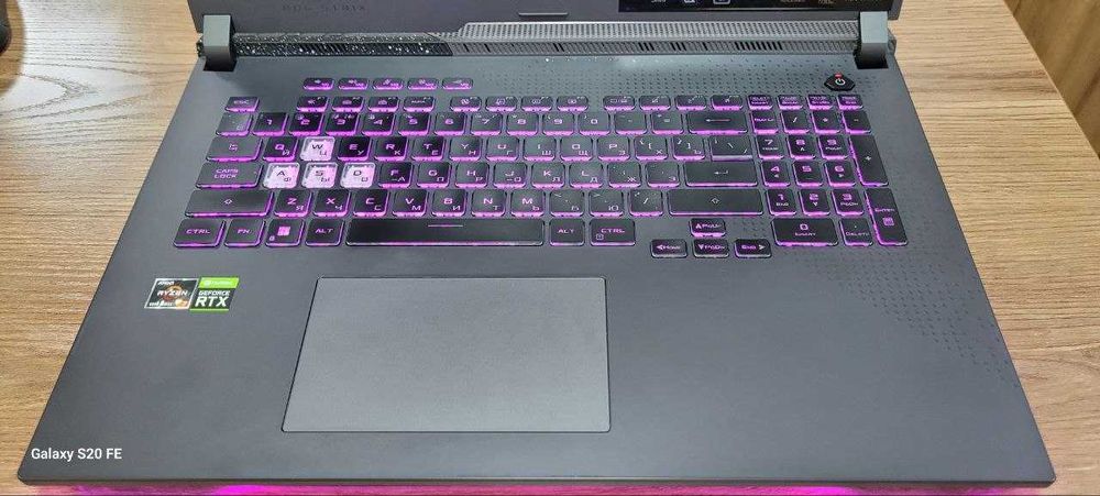 Топовый Ноутбук, ASUSTeK ROG Strix Ryzen 7|16Gb DDR5|1Tb RTX 3060 6Gb