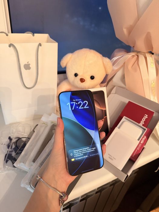 Продам Iphone 16 Pro Max 256gb EAC Gold Sulpak Алматы