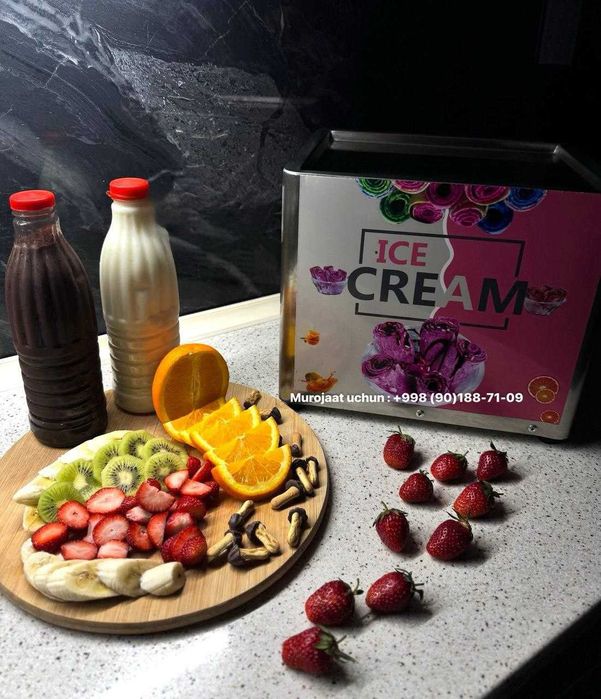 Мини аппарат для жаренной мороженого