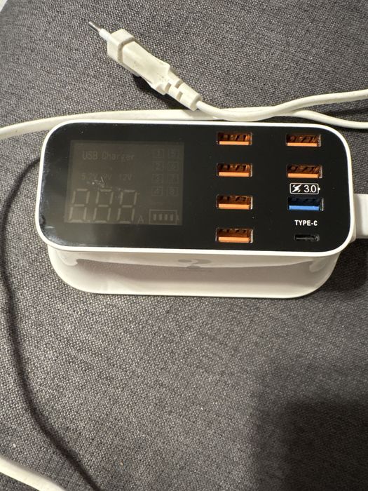 Statie de incarcare rapida, Zola®, pana la 8 dispozitive, 40W, 240V, 14x7.5x5 cm, alba