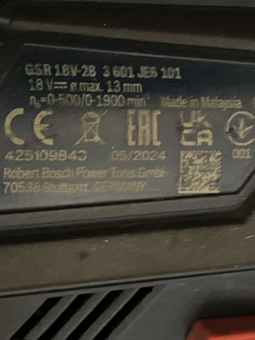 Masina de gaurit si insurubat BOSCH GSR 18V-28 Heavy Duty defecta