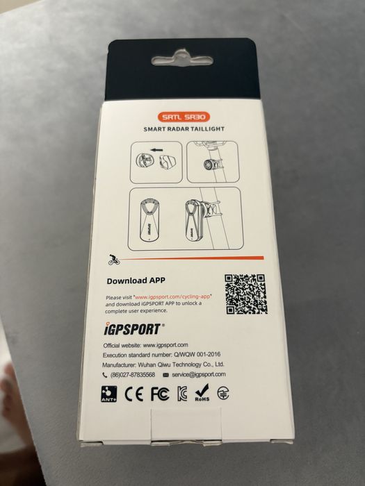 De vânzare iGPSport SR30 radar + lampă