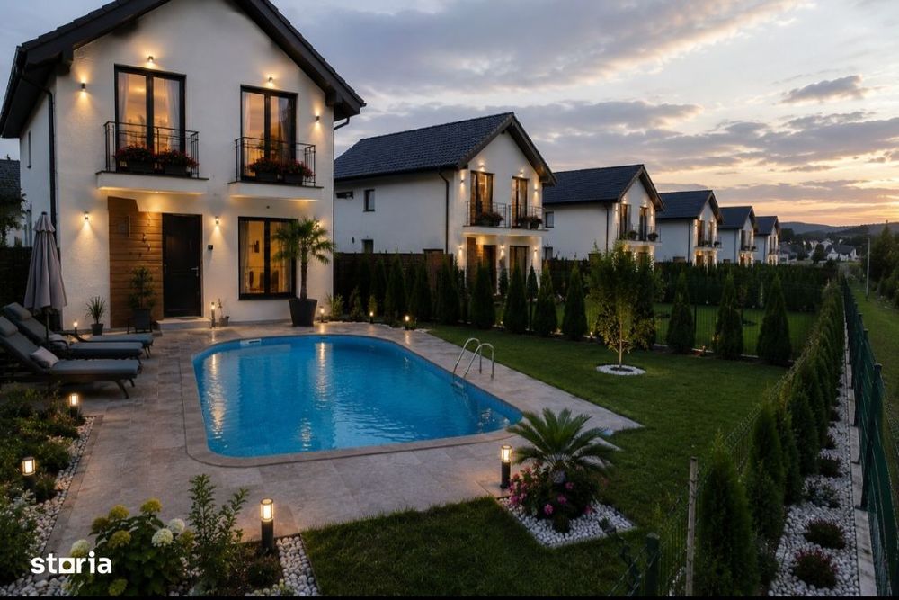 Casă nouă cu 4 camere, curte 700 mp