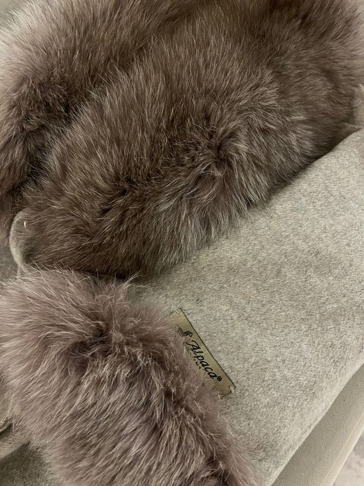 Дамско палто естествен косъм Alpaca