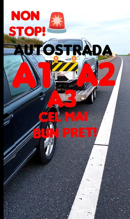 Tractări auto / Asistenta rutiera non stop / Platforma auto
