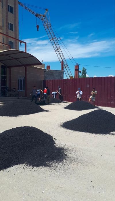 Укладка асфальта / Асфальтирование