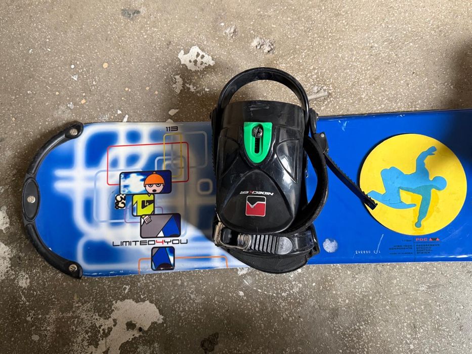 Placa snowboRd copii 113 cm si boots Nitro cu BOA 37 1/3 marime