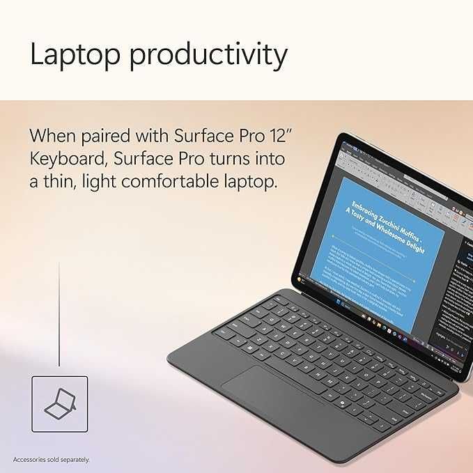 Microsoft Surface Pro Business 12 Snapdragon X Plus PDDR5 16GB SSD 1TB