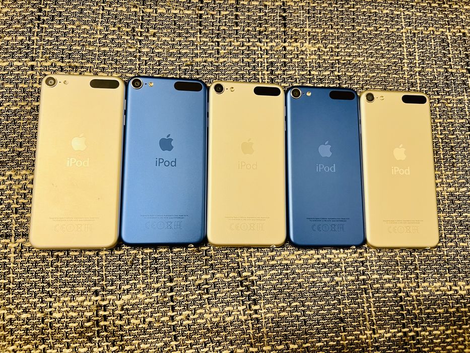 Lot 5 x iPod Touch Gen 6 – 16 GB – Grad A – ca Noi
