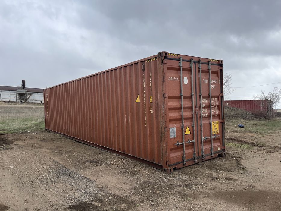 КОНТЕЙНЕР 40 футовый МОРСКОЙ 2,9 высокий HQ в Отличном Состоянии СЕМЕЕ