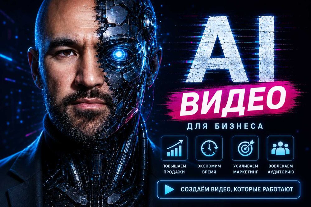 AI Видео ролики для Бизнеса (Видеограф, фотограф)