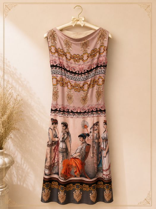 Rochie din mătase naturală imprimata – mărimea 38