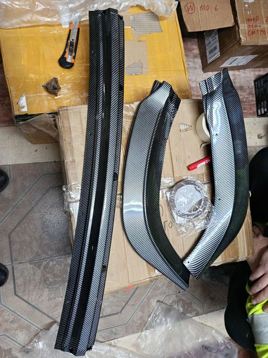 Тунинг преден лип ,карбон