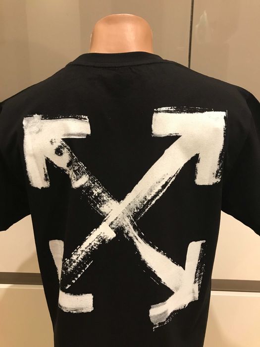 OFF-WHITE Paint Arrow Slim тениска, размер: S