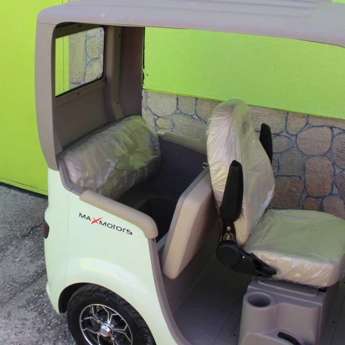 Триместна електрическа триколка LUXURY BUS 2000W/60V/25Ah - GREEN