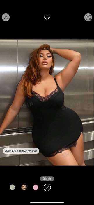 Мини платье на бретельках (размер 56-58)