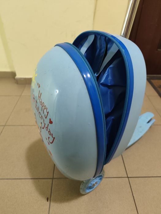 Тротинетка с детски куфар Scooter 2 в 1