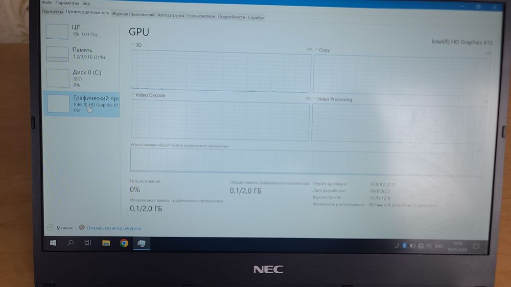 Nec yaponski core i5
