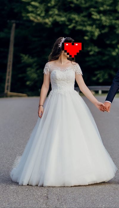 Rochie de mireasa Eden Bride de tip Printesa, Marimea S/M, Ploiesti