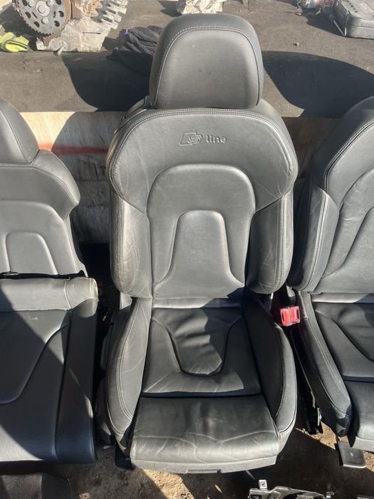 Кожен салон за Audi A5 8T Cabrio Кабрио мека кожа Sline подгрев ном244