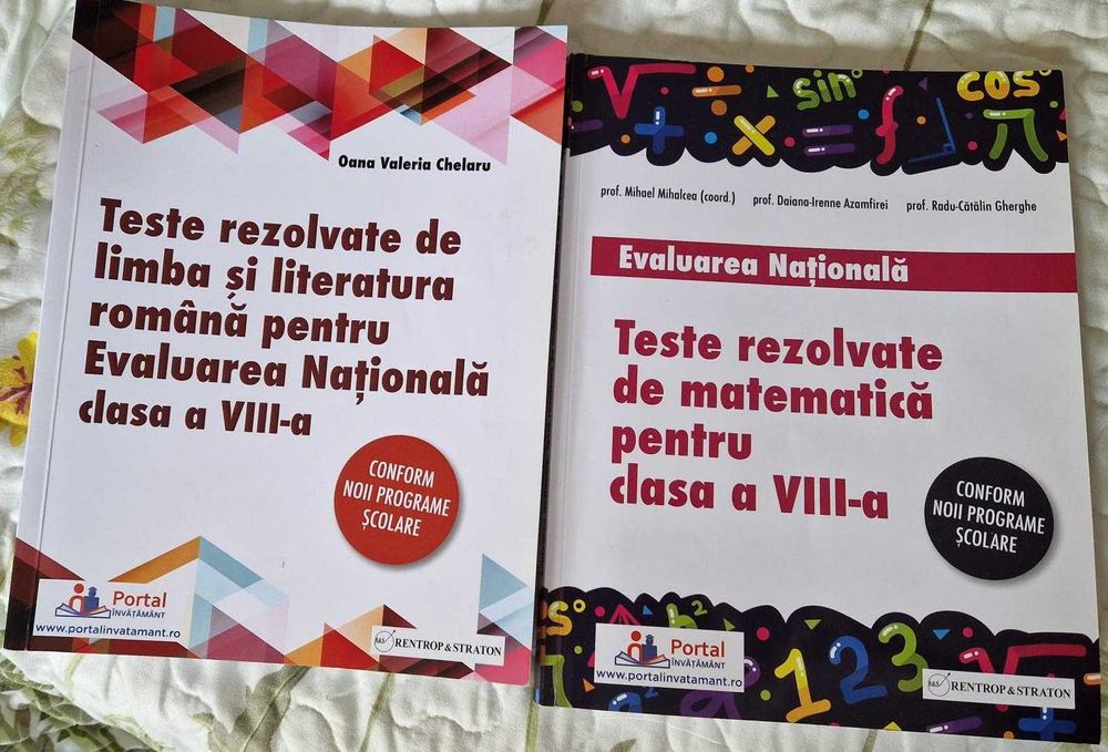 Culegere teste pentru Evaluarea nationala clasa a VIIIa
