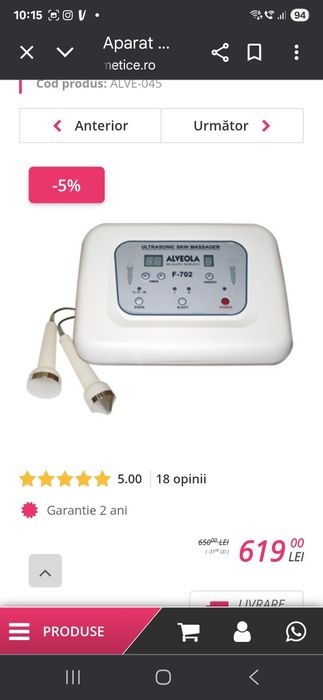 Ultrasunet profesional alveola