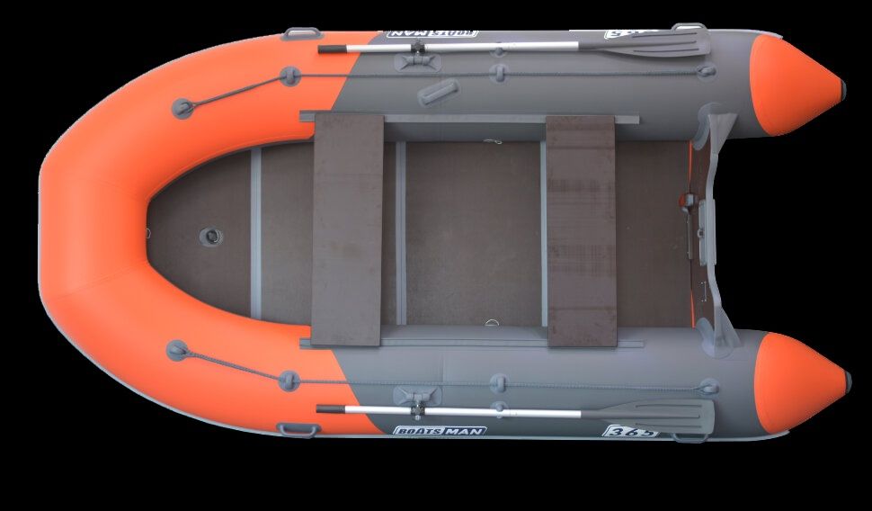 Лодка ПВХ с мотором "HIDEA" HD9.9FHS, 15 л.с