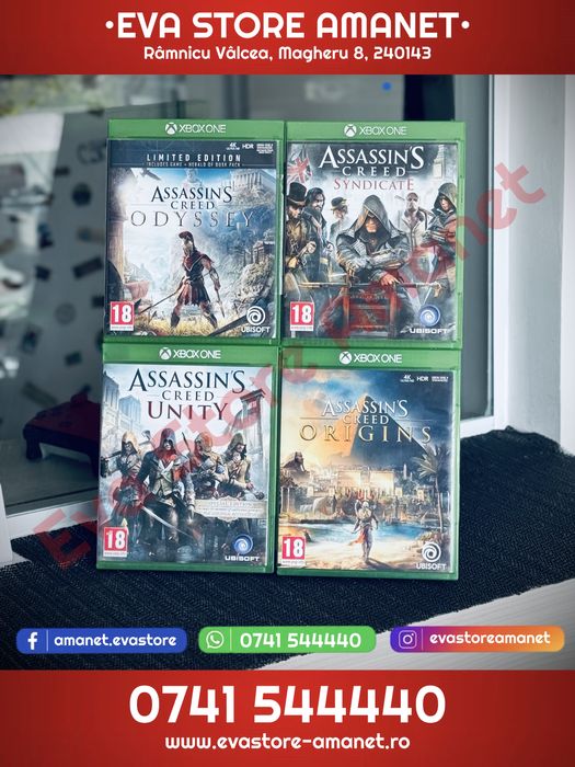 Consola Gaming Microsoft xBox One S 1TB / 6 Jocuri / Controller