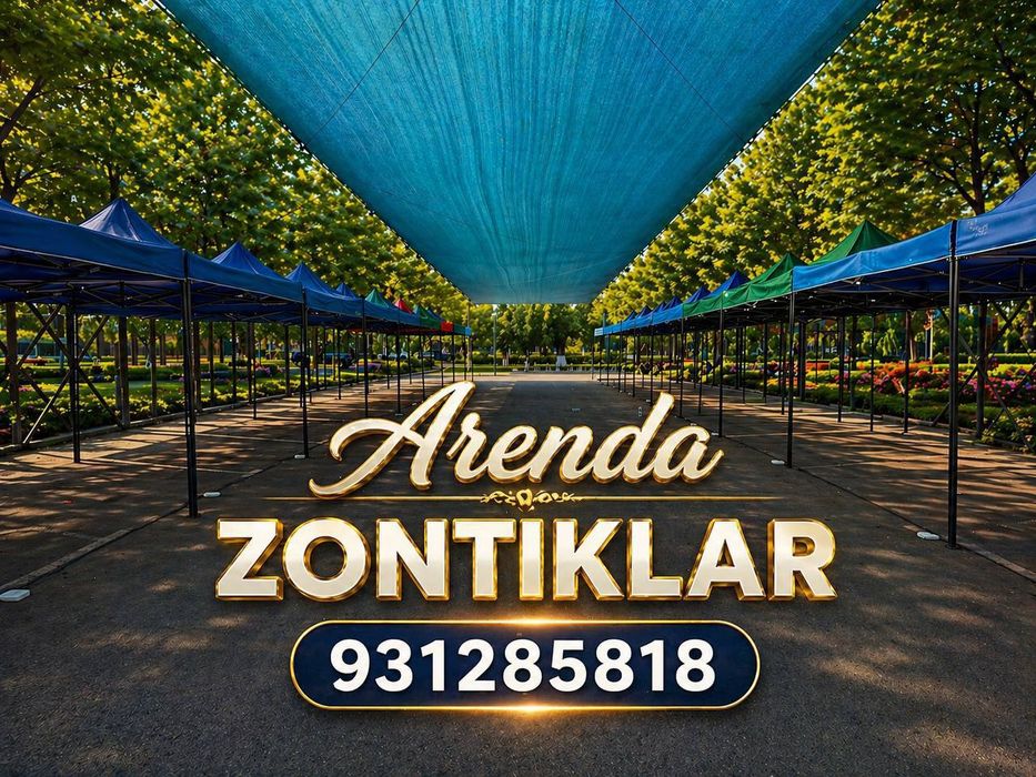 ARENDA ZONTIK hamma razmerdan bor va sotish uchun ham savdo bor