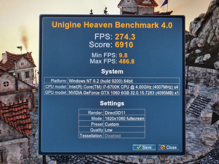 Геймърски Компютър/i7 6700K/16GB RAM/1TB/GTX 1060 6GB