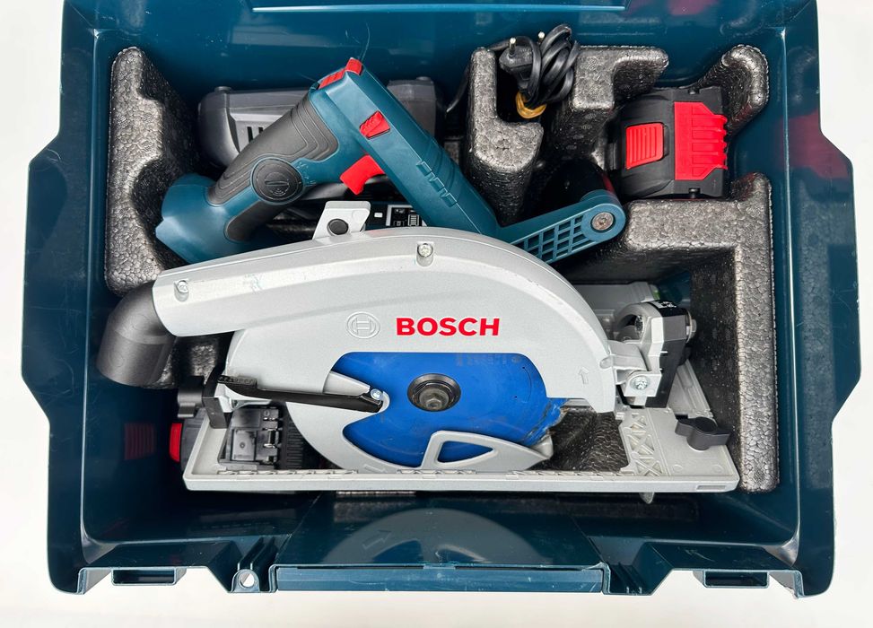 BOSCH GKS 18V-68 GC - Безчетков циркуляр 2x18V 5.5Ah като нов!