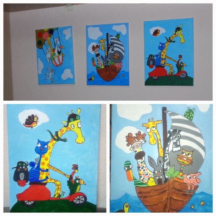 Картины, буквы, игрушки для детской